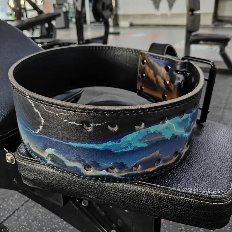 "War of Gods" Weightlifting Belt - Vibrant Mythological Design