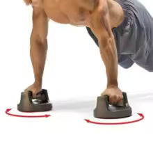 2Pcs Floor Push up Handles Rotating Push up Stands