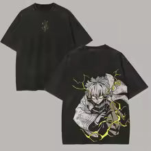 Over sized Demon Slayer Agatsuma Zenitsu T-shirt Unisex