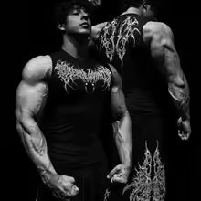 Dark Style Men's Sleeveless Slim Fit Top