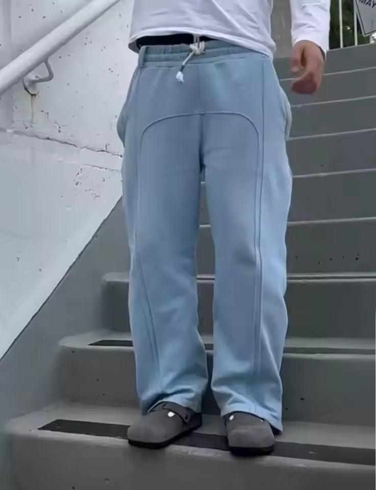 American Harajuku Retro Oversized Sweatpants Men