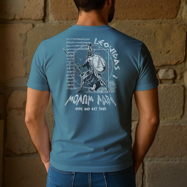 Leonidas I Shirt Sparta T-shirt Gift Ancient Greece Gift for History Lover King Leonidas Battle of Thermopylae Molon Labe Tee