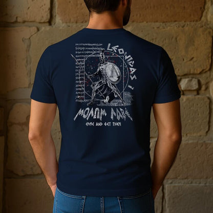 Leonidas I Shirt Sparta T-shirt Gift Ancient Greece Gift for History Lover King Leonidas Battle of Thermopylae Molon Labe Tee