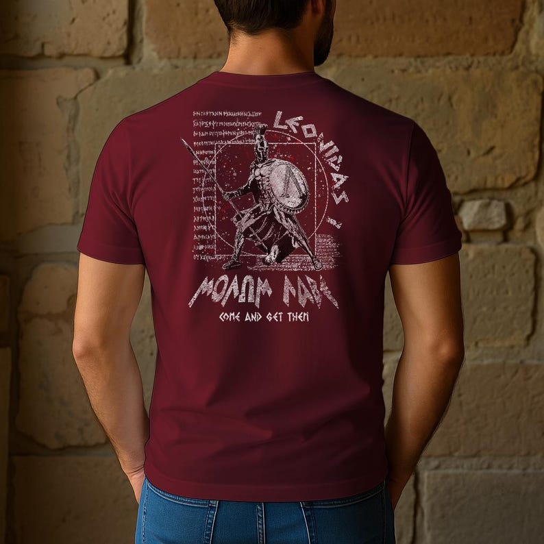 Leonidas I Shirt Sparta T-shirt Gift Ancient Greece Gift for History Lover King Leonidas Battle of Thermopylae Molon Labe Tee