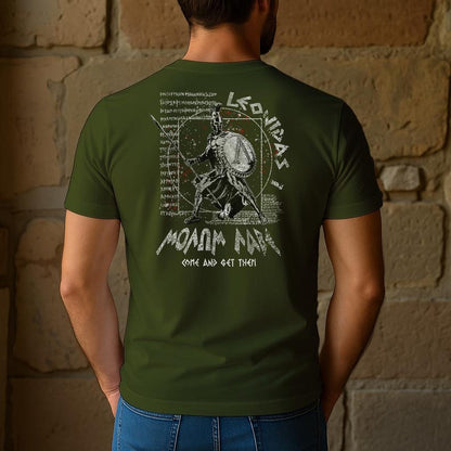 Leonidas I Shirt Sparta T-shirt Gift Ancient Greece Gift for History Lover King Leonidas Battle of Thermopylae Molon Labe Tee
