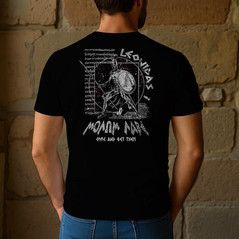 Leonidas I Shirt Sparta T-shirt Gift Ancient Greece Gift for History Lover King Leonidas Battle of Thermopylae Molon Labe Tee